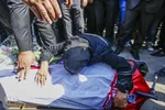 تشييع و خاكسپاري پيكر جانباز قهرمان بهمن گلبارنژاد
