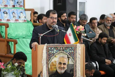 مراسم تشییع پیکر مطهر شهید والامقام علی حسن زاده