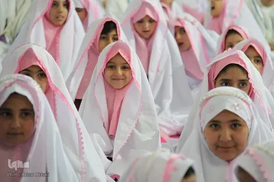 جشن تکلیف دختران دانش آموز در شهرکرد