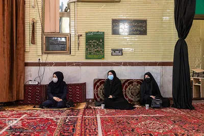 رخت عزای حسینی بر تن دختران تبریزی