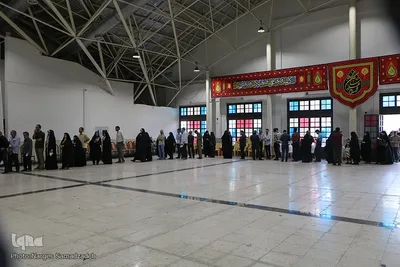 شور انتخابات در گلستان شهدای اصفهان