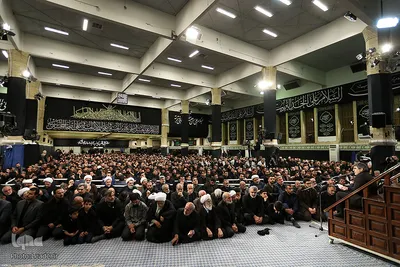 مراسم عزاداری شام غریبان در حسینیه امام خمینی(ره)