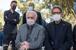 مراسم خاکسپاری پیکر منوچهر اسماعیلی در بهشت سکینه کرج