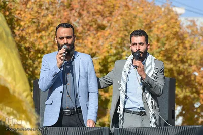 مراسم تشییع پیکر پاک شهید ۱۷ساله مدافع حرم «نجیب حسینی» از رزمندگان تیپ فاطمیون در محلات