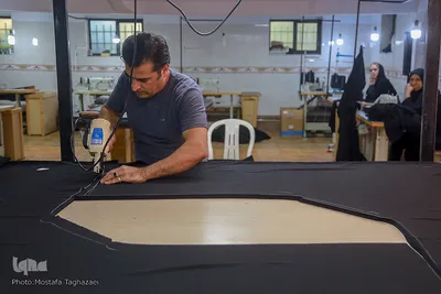 کارگاه دوخت چادر مشکی