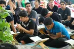محفل بندگی نوجوانان نایینی در اعتکاف دانش‌آموزی