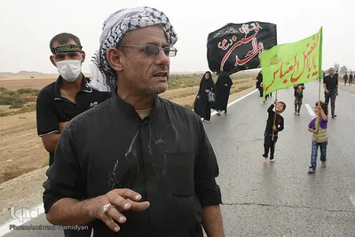 آغاز پیاده‌روی زائران اربعین حسینی از خوزستان
