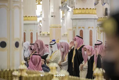 Regengebet in Al-Haram-Moschee