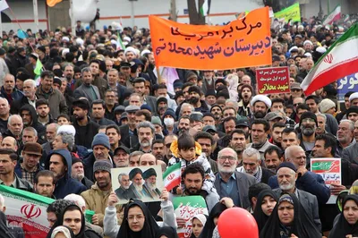 راهپیمایی ۲۲ بهمن در همدان
