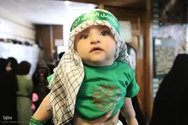 مراسم «شیرخوارگان عاشورایی» در اهر