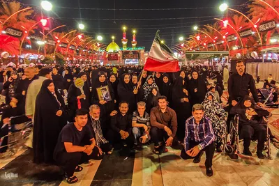 بین الحرمین در انتظار پیکر مطهر رهبر شهید
