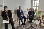 دیدار فرماندار خرم آباد با خانواده 6 شهید جنگ تحمیلی 12 روزه در خرم آباد