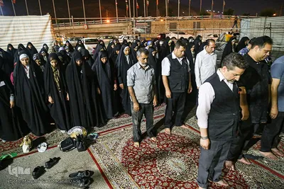 آماده‌سازی لباس همایش جهانی شیرخوارگان حسینی