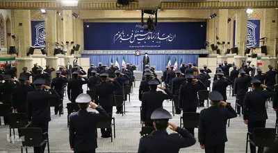 دیدار فرماندهان و کارکنان نیروی هوایی ارتش با رهبر انقلاب