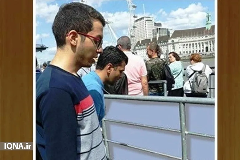 پیام قرآنی اقامه نماز جوان ایرانی روی پل لندن