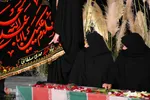 آیین استقبال از پیکر شهدای تازه‌تفحص‌شده در سیمای مرکز اصفهان