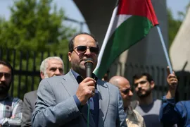 تجمع دانشگاهیان دانشگاه تهران در حمایت از خیزش دانشجویان دانشگاه‌های آمریکا