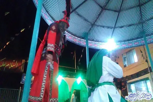 هشتمین روز از سوگواره تعزیه «غریب»