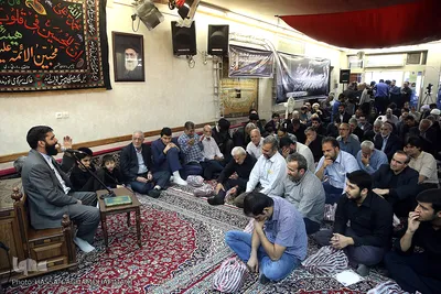 مراسم ترحیم مجاهد جانباز، شهید حجت الاسلام مهدی تقوی در هیات محبین الائمه(ع) تهران