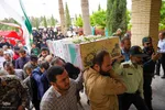 استقبال از پیکر شهید سیدعلاءالدین اسدپور‎