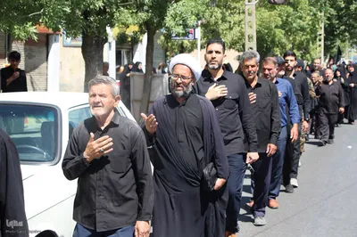 دسته عزاداری در ملایر
