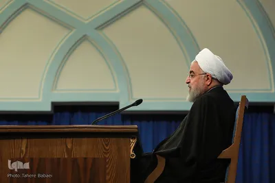 نشست خبری حجت‌الاسلام والمسلمین حسن روحانی، رئیس جمهور