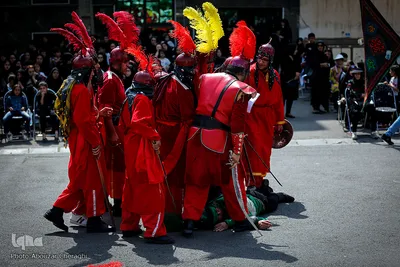 مراسم تعزیه خوانی روز عاشورا در تهران