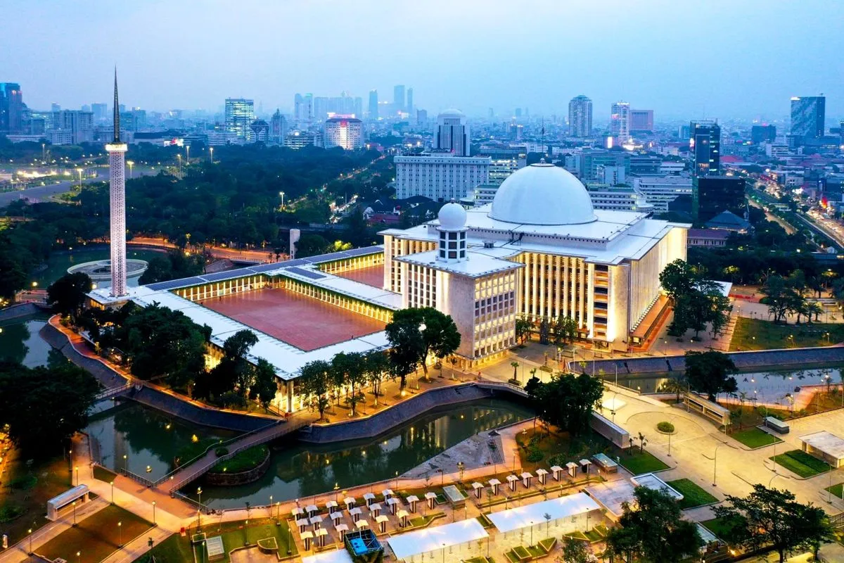Kunjungan Australia ke masjid Istiqlal