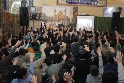 اعتکاف دانش آموزی در مرند