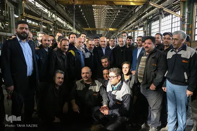 بازدید رئیس مجلس شورای اسلامی از شرکت هپکو