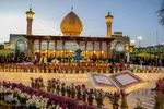 مراسم تحویل سال نو در حرم مطهر شاهچراغ (ع) شیراز‎