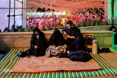مراسم پرفیض شب ۱۹رمضان، در گلزار شهدای وادی رحمت