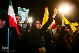 تشییع پیکر سردار شهید حاج مجید خادمی در تهران