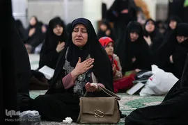 مراسم عزاداری شهادت حضرت زهرا(س) در حرم عبدالعظیم حسنی(ع)