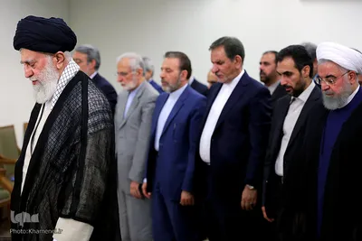 دیدار رئیس‌جمهور و اعضای هیأت دولت