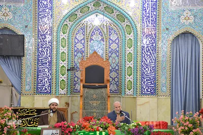 مراسم تجلیل از محمدعلی دهدشتی پیشکسوت قرآنی در قم
