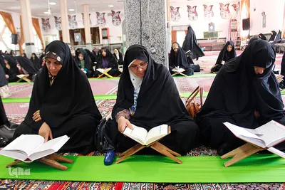 محفل جزخوانی بانوان در مسجد امام صادق (ع) بیرجند