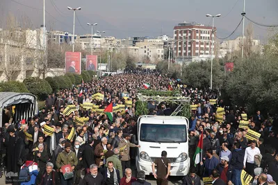 راهپیمایی مردم تهران در محکومیت حادثه تروریستی کرمان