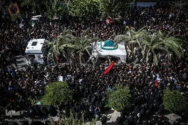 مراسم تشییع پیکر شهید محسن حججی در تهران