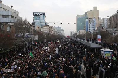 تشییع پیکر شهید قاسم سلیمانی در مشهد