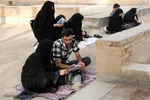 مراسم معنوی دعای عرفه در گلزار شهدای خلدبرین یزد
