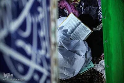 مراسم اعتکاف بانوان در مسجد باغستانی
