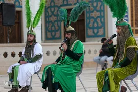 مراسم آیینی تعزیه در حرم شاهچراغ (ع)