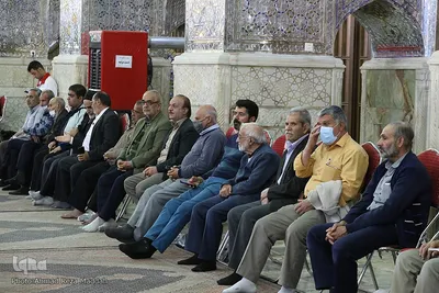 مراسم بزرگداشت شهدای مدافع امنیت فارس در حرم سیدعلاءالدین حسین(ع)شیراز