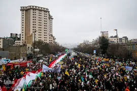 راهپیمایی چهلمین سالگرد پیروزی انقلاب اسلامی در مشهد