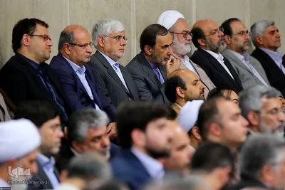 دیدار جمعی از اساتید دانشگاه‌ها با رهبرمعظم انقلاب