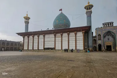 باران اردیبهشت در حرم شاهچراغ(ع)