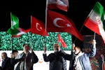 حضور هیئتی از فعالان اجتماعی ترکیه در اجتماع شبانه مردم تبریز