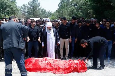 تشییع امیرحسین زمان