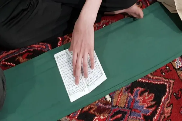 مراسم معنوی اعتکاف در مسجد جامع اردبیل 